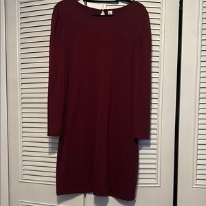Old Navy Long Sleeve Burgundy Dress